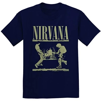 Image de Nirvana Nirvts05mn02 T Shirt, Bleu, M Mixte