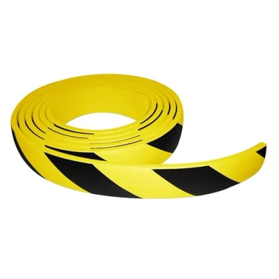 Image de Protection droite en mousse 5000x60mm noir/jaune