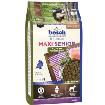 Image de bosch HPC Maxi Senior avec de la volaille fraîche et du riz Croquettes pour chiens âgés grande race (à partir 25 kg) 1 x kg