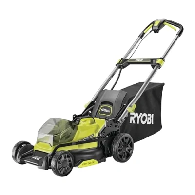 Image de Ryobi Tondeuse poussée Brushless 18V One+ 40 cm (Vendue sans Batterie ni Chargeur) RY18LMX40C 0, Vert