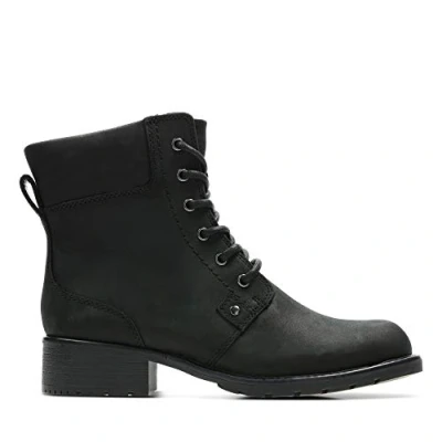 Image de Clarks Femme Orinoco Spice Bottes Classiques, Cuir Noir, 37 EU