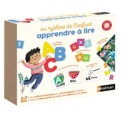 Image de Nathan Au rythme de l&#039;enfant Apprendre à lire Education positive coffret découverte et d&#039;apprentissage la lecture Dès 3 ans