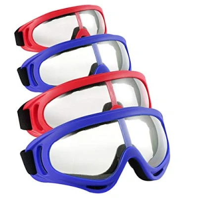 Image de Locisne 4pcs Lunettes de Protection sécurité, Coupe Vent et antipoussières Flexibles pour Les Sports Plein air CS Army Nerf Tactiques des Yeux