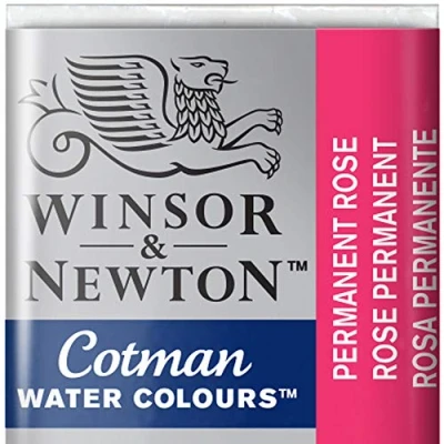 Image de Winsor &amp; Newton Cotman Aquarelle 1/2 Godet Rose Permanent