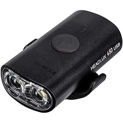 Image de Topeak Headlux, 450 Lumens, USB Rechargeable Light, Aluminum Body, Black Eclairage Adulte Unisexe, Noir (Noir), 6.7 x 4.7 2.7 cm / 2.6&quot; 1.9&quot; 1.1&quot;