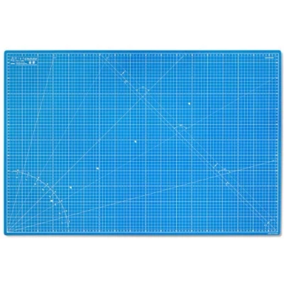 Image de Elan Tapis de Découpe A1 Bleu, Decoupe Auto cicatrisant, Plaque Decoupe, Couture, Coupe Autocicatrisant, Cutting Mat A1, Patchwork 90cm x 60cm