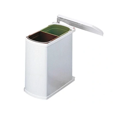 Image de Hailo MF 3416001 Swing Poubelle pour Armoire à Portes battantes Largeur 450 mm 45,2/16