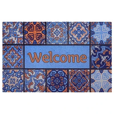 Image de HANSE Home Paillasson imprimé floqué Aspect 3D avec Sol en PVC antidérapant de Porte Tapis d&#039;entrée pour l&#039;intérieur et l&#039;extérieur Différents Motifs 45 x 70 cm Welcome 8