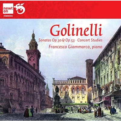 Image de Francesco Giammarco plays piano music by the Italian composer Stefano Golinelli: Sonatas Op. 30 &amp; 53 concert studies
