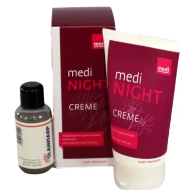 Image de Medi Night 150 ml Crème de soin pour des jambes reposantes après une journée dans bas contention + Olanmarp Lessive concentrée coton 50