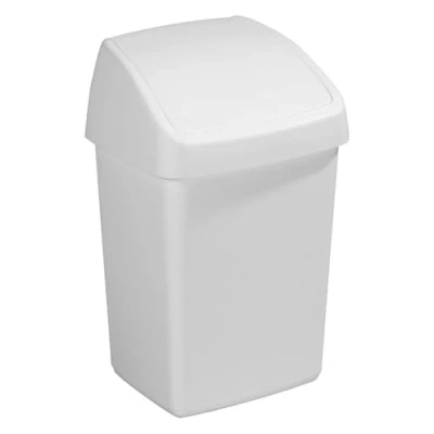 Image de Sunware Delta Bin avec Couvercle basculant 10 litros Blanc
