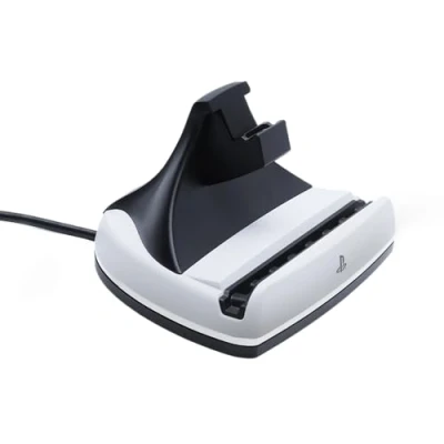 Image de PowerA Charging Station for PlayStation Portal™ Remote Player with Lumectra™, RGB lighting, USB powered, magnetic charger, charge and display, weighted base, officially licensed