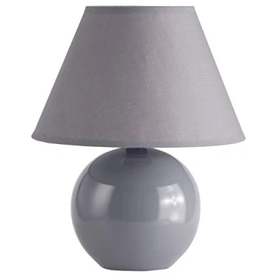 Image de BRILLIANT lamp Lampe de table Primo gris foncé 1x D45, E14, 40W, adapté aux lampes à suspension (non inclus) Échelle A ++ E Avec interrupteur cordon