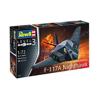 Image de Revell F 117, Stealth Fighter Maquette Avion, 03899, Multicolore, 1:72 Scale