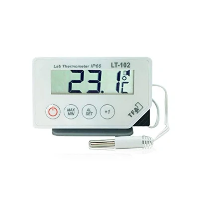 Image de TFA Dostmann Thermomètre numérique LT 102, 30.1034, avec sonde de température à câble, étanche, IP65/HACCP/EN13485, idéal pour une utilisation professionnelle, blanc
