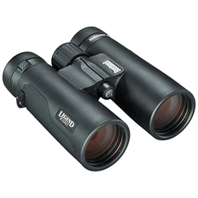 Image de BUSHNELL Jumelle pour Adultes Legend E Series 10x42 Vision Nette et Lumineuse Robuste Etanches Prisme en Toit 197104, Noir