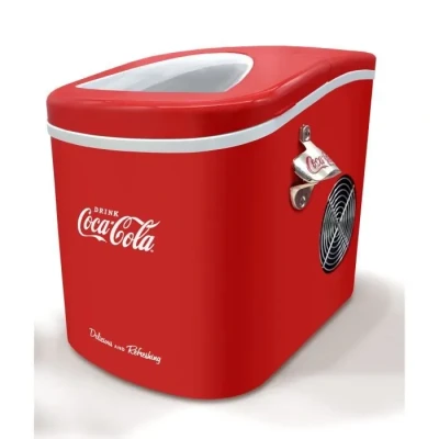 Image de Salco Machine à glaçons COCA COLA SEB 14CC, rouge, en 8 13 minutes, avec décapsuleur
