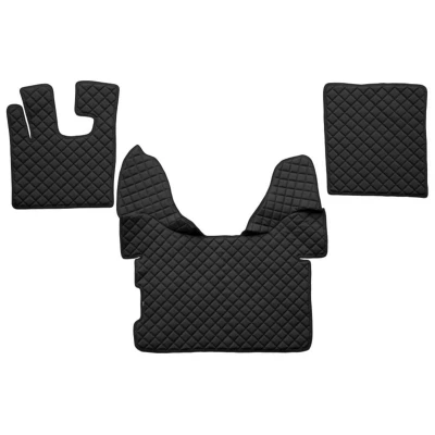 Image de F CORE FL09 BLACK Ensemble de tapis sol Similicuir avant 3 noir