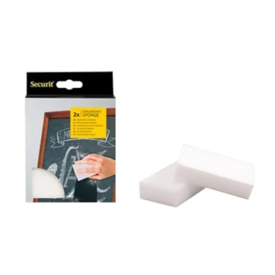 Image de Securit Lot de 2 éponges nettoyage magiques pour taches craie difficiles à enlever (éponge 2)