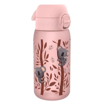 Image de Ion8 Gourde Enfant, 350ml, Anti Fuite, Facile à Ouvrir, Verrouillage Sécurisé, Lavable en Lave Vaisselle, Sans BPA, Poignée de Transport, Nettoyer, Carbone Neutre, Motif Koalas