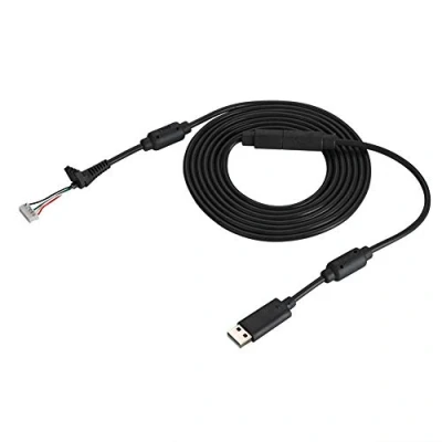Image de VBESTLIFE câble pour 360, Adaptateur de Rupture Remplacement Manette Jeu USB 5 Broches 360 (Noir)