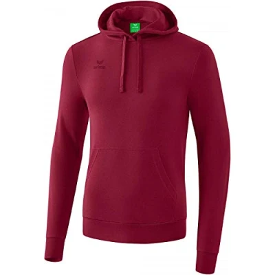 Image de Erima Basic Uni Sweat à Capuche Enfant Bordeaux FR: XS (Taille Fabricant: 164)