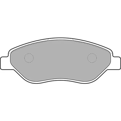 Image de DELPHI LP2010 Jeu de plaquettes frein avec indicateur d&#039;usure tôle anti bruit accessoires OPEL: Corsa D 3/5 portes, C portes