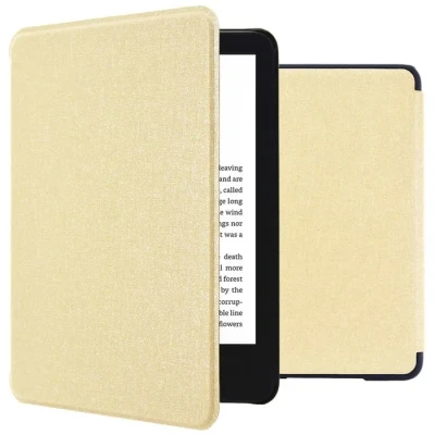 Image de Étui de liseuse portefeuille IMOSHION Glitter Dorée Compatible Amazon Kindle 11th gen Canvas Mixte