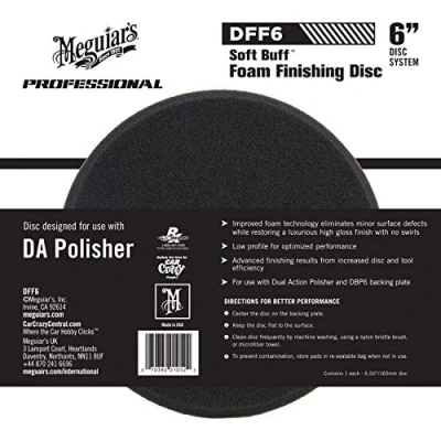 Image de Meguiar&#039;s Disque de Finition en Mousse 6 Pouces 152mm DFF6