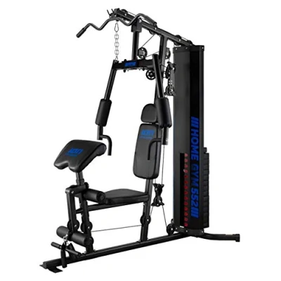 Image de ION Fitness Multiestación Home Gym Tour de Plaques 70 kg Poulie Haute et Basse Musculation avec Structure Renforcée en Acier Poids Utilisateur Max. 135