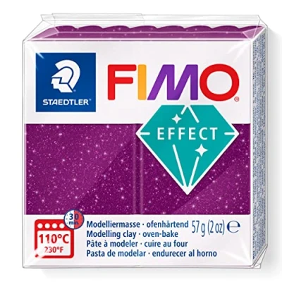 Image de STAEDTLER FIMO effect Pain pâte à modeler 57 g effet galaxie violet 8010 602