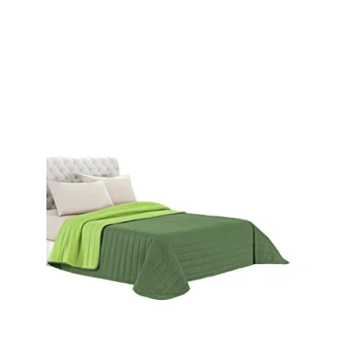 Image de Elegant Couette d&#039;été, Vert Pomme/Vert Foncé, 170x270 cm