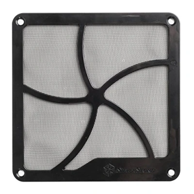 Image de SilverStone SST FF141B 140mm filtre de ventilateur anti poussière, aimant, noir
