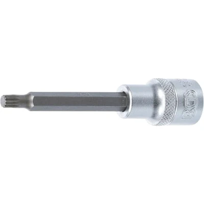Image de BGS 4360 Douille à embouts longueur 100 mm 12,5 (1/2&quot;) denture multiple intérieure (pour XZN) M6