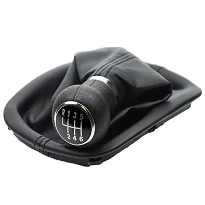Image de L&amp;P A257 2 Soufflet Levier de Vitesse Pommeau la Coiffe cuirette avec Cadre Piece Rechange Nombre 3B0711113