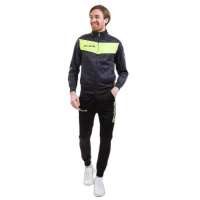 Image de GIVOVA Combinaison Visa FLUO Triacétate, Noir/jaune fluo, XXXL