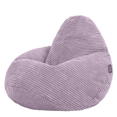 Image de Icon Pouf Enfant, Morgan, Jaune, Velours Côtelé, Fauteuil avec Remplissage, Chambre Enfant