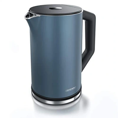 Image de Arendo Bouilloire Électrique en Acier Inoxydable, Ébullition Rapide, Sélection de la Température 40 à 100 , ou 4 Températures Prédéfinis, Modell ELEGANT, 1,5L 2200W, Sans BPA, Bleu admiral