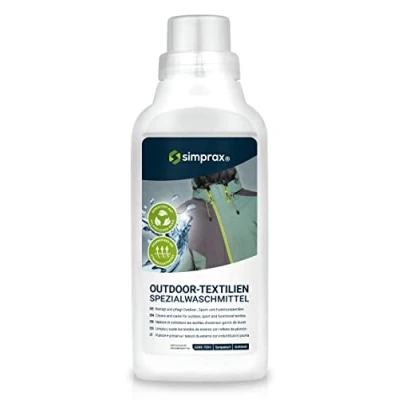Image de simprax® Détergent pour Membrane vêtements Fonctionnels Gore Tex, Sympatex, Softshell Lavable sans résidus 500ml