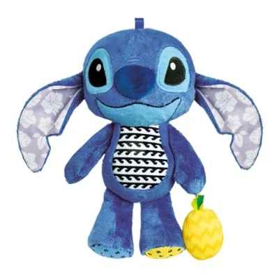 Image de Clementoni Disney Baby Stitch First Activities Peluche, Pushchair Stroller &amp; Pram, Jouet D&#039;Apprentisage Sensoriels, Enfants 6 Mois, Multicolore 17918, Multicolor