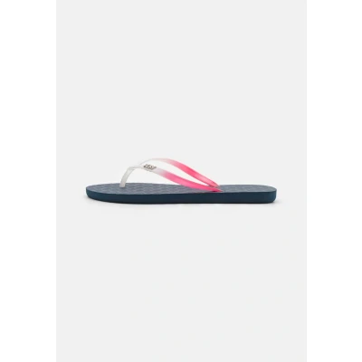 Image de Roxy VIVA Gradient Tongs, Femme, Taille: 36, Navy/orange Matière synthétique