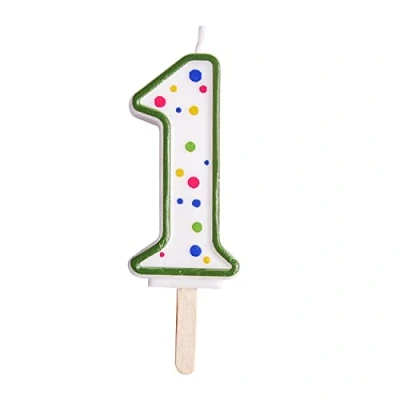 Image de PME CA041 Bougie, Plastique, Vert, 4 x 1 6.3 cm