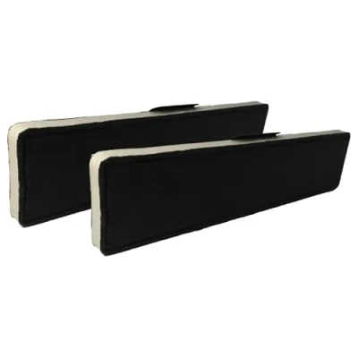 Image de vhbw 2x Filtres à charbon actif remplacement pour Miele DKF 21, 18, 18 1, 2, 20, 20 1 hotte aspirante 43 x 10 2 cm