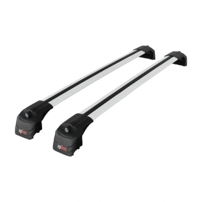 Image de apline Compatible avec Q7 (4M) 2016 2024 ACE 2 Barres de Toit Railing Porte Bagages Voiture Gris Aluminium