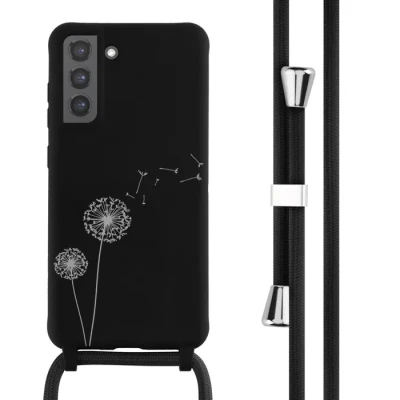 Image de Coque IMOSHION Samsung Galaxy S21 FE Silicone Dandelion Cordon ajustable