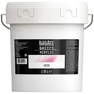 Image de Liquitex Additif Acrylique Basics Gesso Seau 3,78l ROW