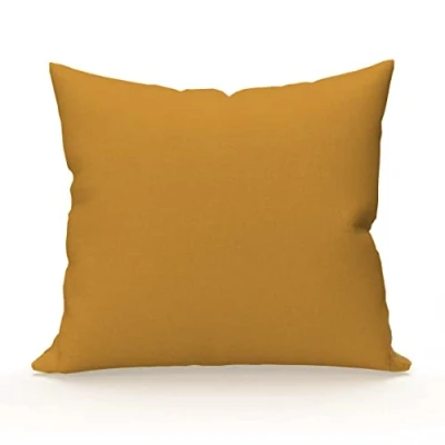 Image de Soleil d&#039;ocre TAIE VP 63X63 Moutarde Coton