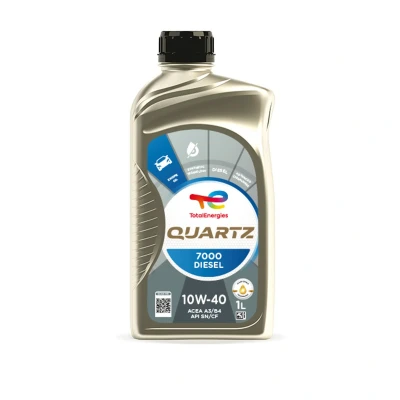 Image de Total Quartz 7000 Diesel 10W 40 1I Huile moteur 2201534 CITROËN: C5 III Break, Xsara Picasso, C3 I 3/5 portes, PEUGEOT: Boxer Van, 508 Berline
