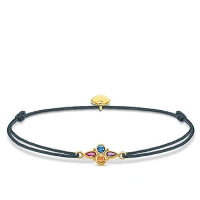 Image de Thomas Sabo bracelet Little Secret pierres multicolores femme Argent sterling 925 plaqué or jaune 18 carats LS076 300 7 L20v