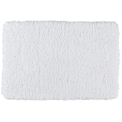 Image de WENKO Tapis de bain Belize Blanc 70 x 120 cm bain, sûr, moelleux, sans peluches, Polyester, cm,